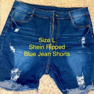 Blue Jean shorts
